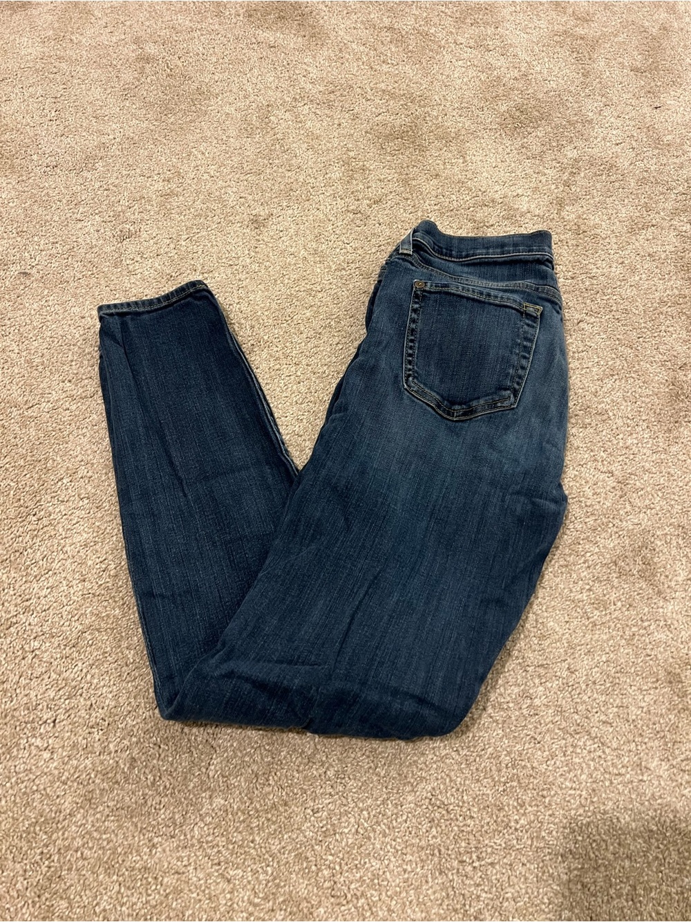 7 For All Mankind Dark Blue Skinny Jeans 7FAM